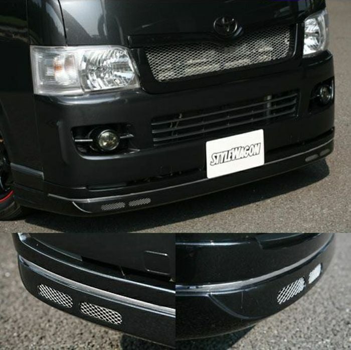 ハイエースフロントリップ SHINKE】ハイエース200系ナロー用 SHINKE フロントリップスポイラー