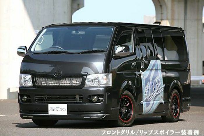SHINKE】ハイエース200系ナロー用 SHINKE フロントリップスポイラー SHINKE】ハイエース200系ナロー用 SHINKE フロントリップスポイラー