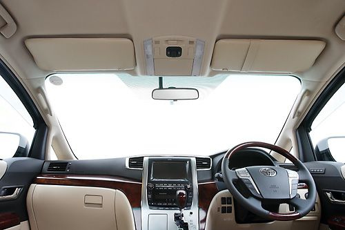 アルファード10系用サンバイザーカバー RUG VISOR │カスタムパーツ