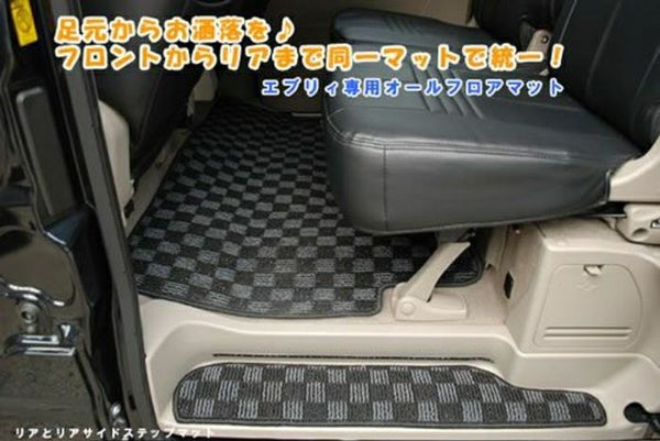 SHINKE】エブリイワゴン専用オールフロアマット DA64W用 │カスタム 