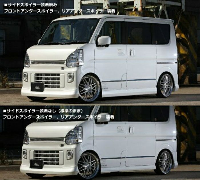 SHINKE】エブリイワゴン用フロントアンダースポイラー DA17W用