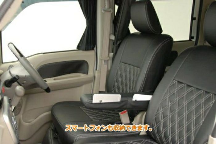 DA17W アームレスト 木製 現車合わせ品 エブリィワゴン専用ロングアームレスト DA17W用【SHINKE】