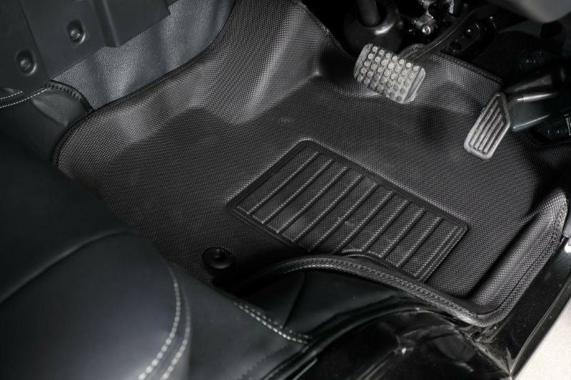 ハイゼット  ジャンボ　フロアマット 立体形状でお掃除簡単！) 立体フロアマットF用左右2P ハイゼット