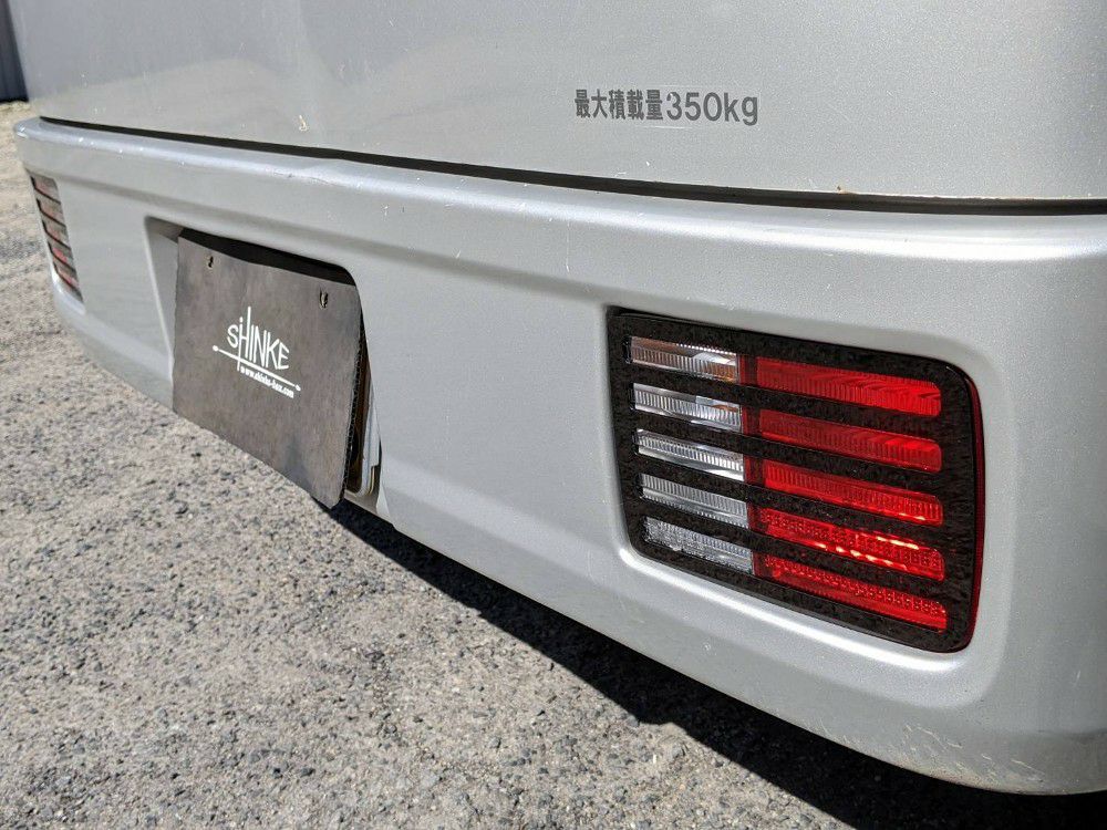SHINKE】エブリイ用ブラックスモークテールレンズカバー DA17V 64V系用