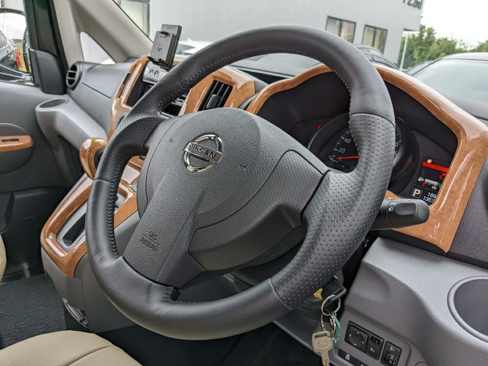 バネットステアリングシャフ NV200バネットバン・ワゴン専用ステアリング｜本革・カーボン調など